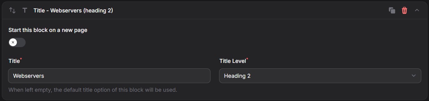 Block Title